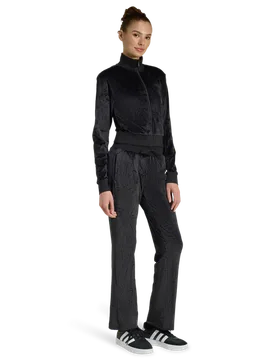 Glam Velvet Tracksuit Donna - Tute da ginnastica Nero - Taglia 32 - Poly Mesh 32 - Adidas - FashionsVida