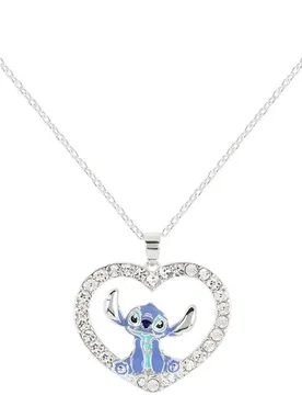 Pendentif Heart Stitch Disney Silver / Blue / Red One Size unisex - Peers Hardy - FashionsVida