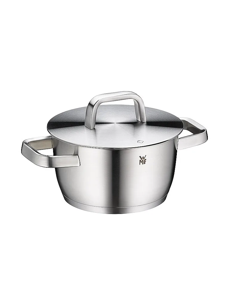 Iconic Pentola per carne con coperchio 18 cm Cromargan argento - WMF - FashionsVida