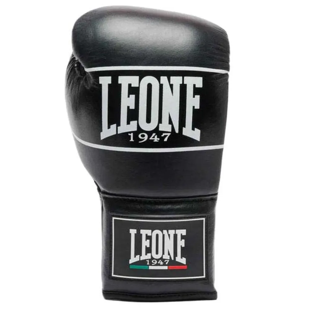 Gants De Boxe Shock Pro Laces Black 10 oz - Leone1947 - FashionsVida