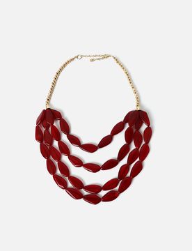 Misako Malak necklace Burgundy