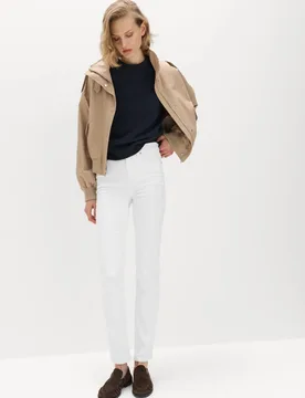 Sienna Straight Leg Jeans White female - M&S - FashionsVida