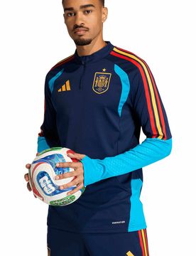 Espana mundial 2026 entrenamiento sudadera entrenamiento fútbol Azul (L)
