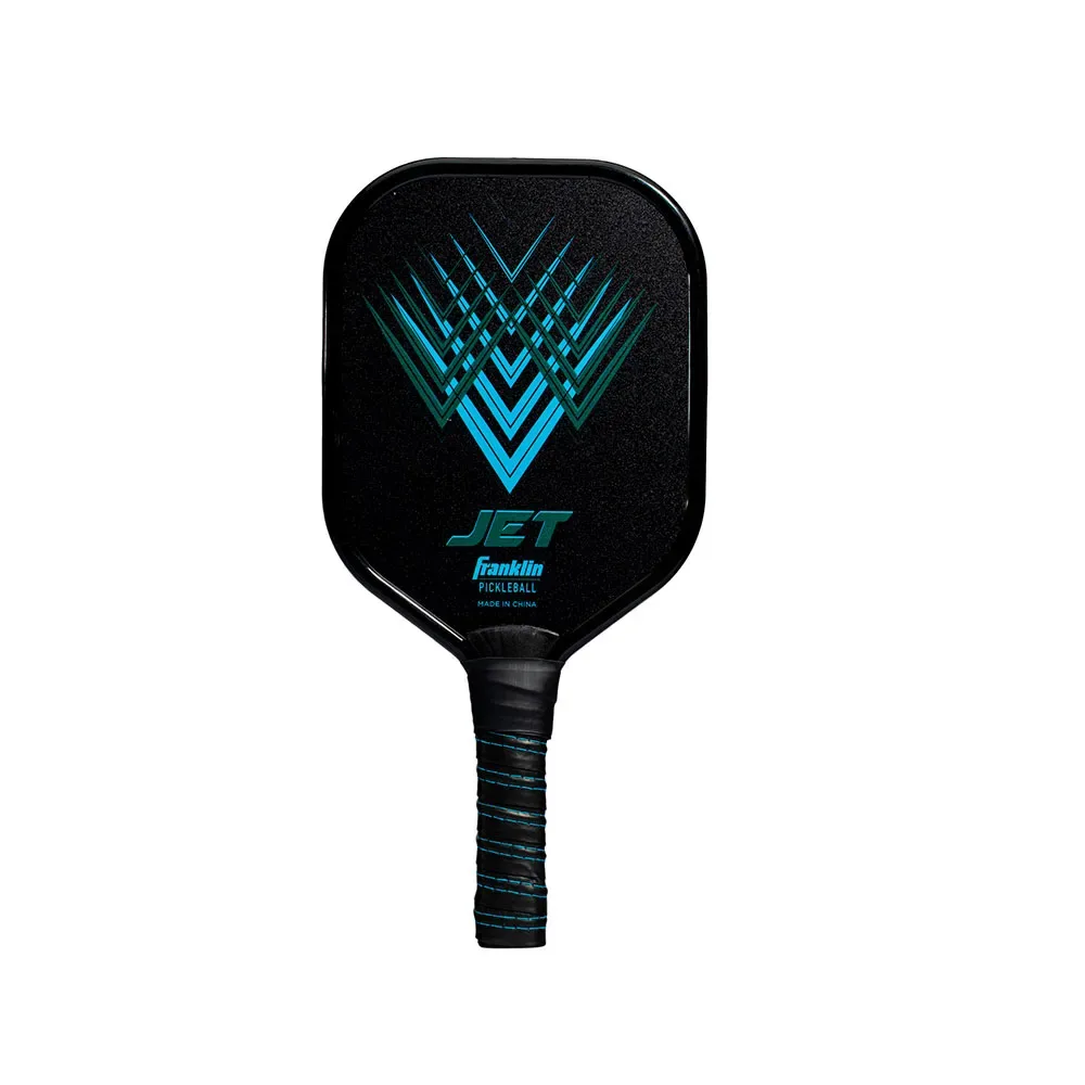 Jet Aluminium Pickleball Paddle Black / Blue One Size - Franklin - FashionsVida