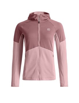 Veste polaire Light Grid rose M