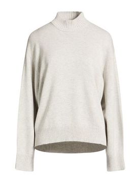Rollkragenpullover Damen Hellgrau L,M,S,XL,XS Damen