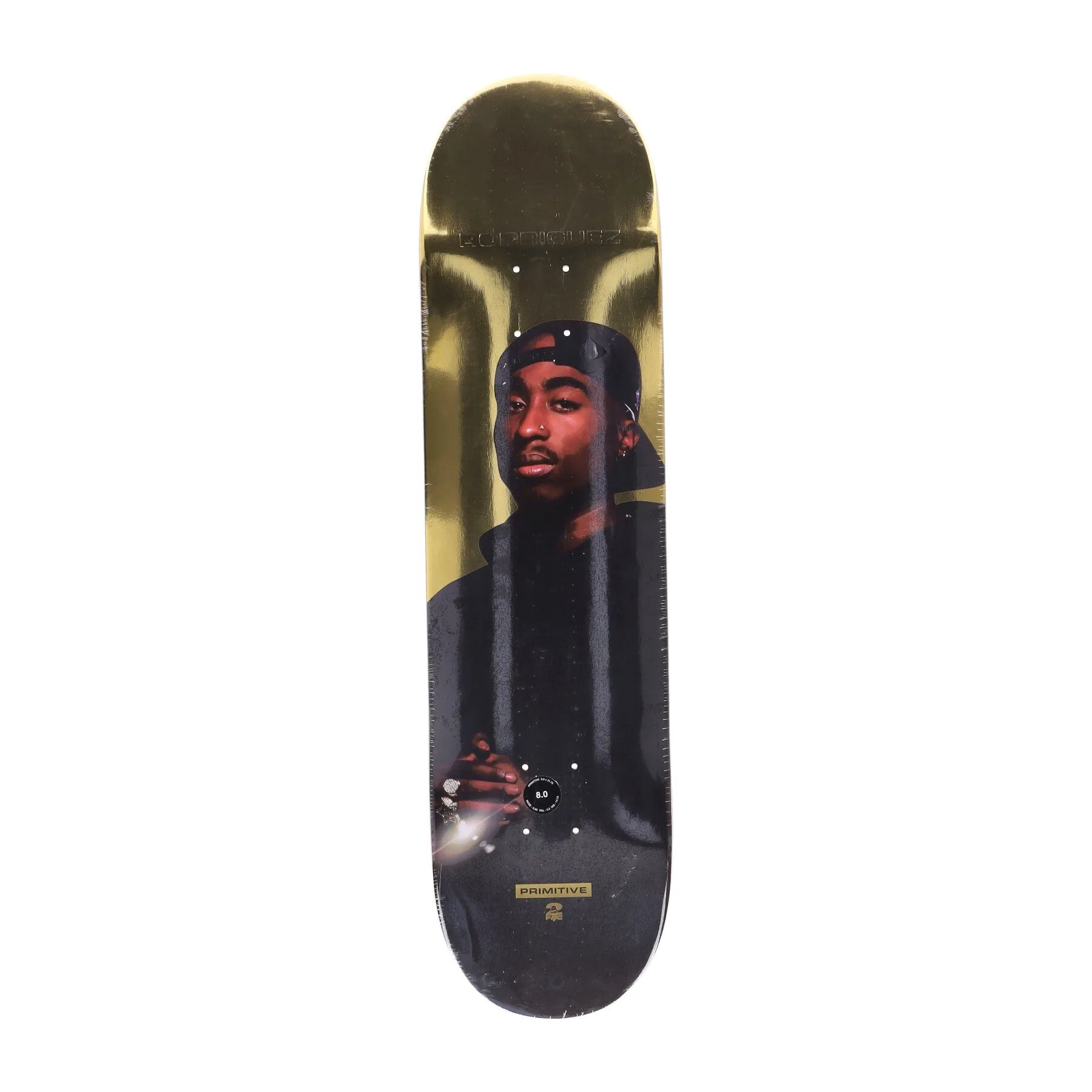 Skateboard Tavola Uomo Rodriguez Shine Deck X 2pac Orange - PRIMITIVE - FashionsVida