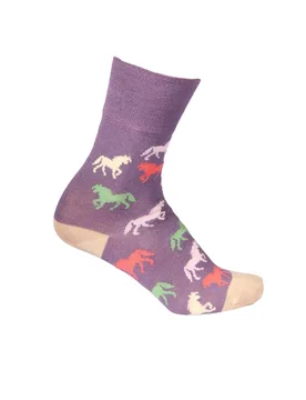 Womens Bamboo Comfort Top Crew Socks - - Size: ONESIZE - Bartleby - FashionsVida