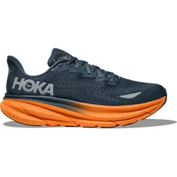 CLIFTON 9 GTX Laufschuhe Herren Stormy Skies / Orange Zest 42