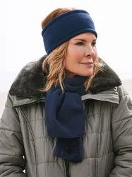 Fleece-Schal Thermowärme - Marine - female - Size: 01