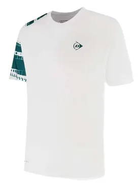Short Sleeve T-shirt White/Shaded Spruce S - Dunlop - FashionsVida