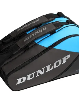 Fx Performance Racket Bag Black / Gun Metal / Cyan One Size - Dunlop - FashionsVida
