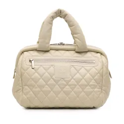 Quilted Caviar Coco Cocoon Bowler Bag