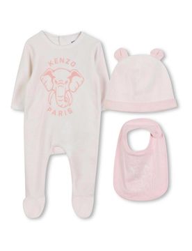 Kenzo Set Neonato Con Logo