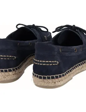 Alpargata de hombre de piel estilo náutico - Viguera - FashionsVida