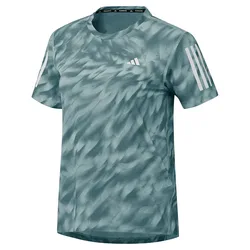 Maglietta A Maniche Corte Own The Run Allover Print Halo Mint / Mint Ton L