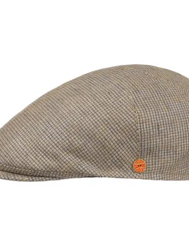 Sidney Dundee Flat Cap by - taupe - Size: 57 cm - Mayser - FashionsVida