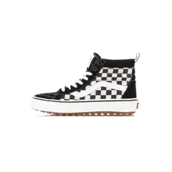 Scarpa Alta Uomo Sk8-hi Mte-1 Black/white/checkerboard