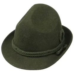 Dreispitz Wool Felt Hat by - green - Female - Size: 55 cm