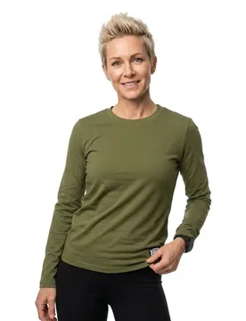 T-shirt à Manches Longues Issued Olive Branch S