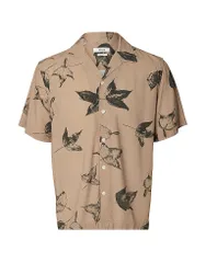 Hemd LHREGTERRY AOP camel XL herren