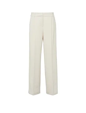 Pantalones de vestir crema 38 - Comma - FashionsVida