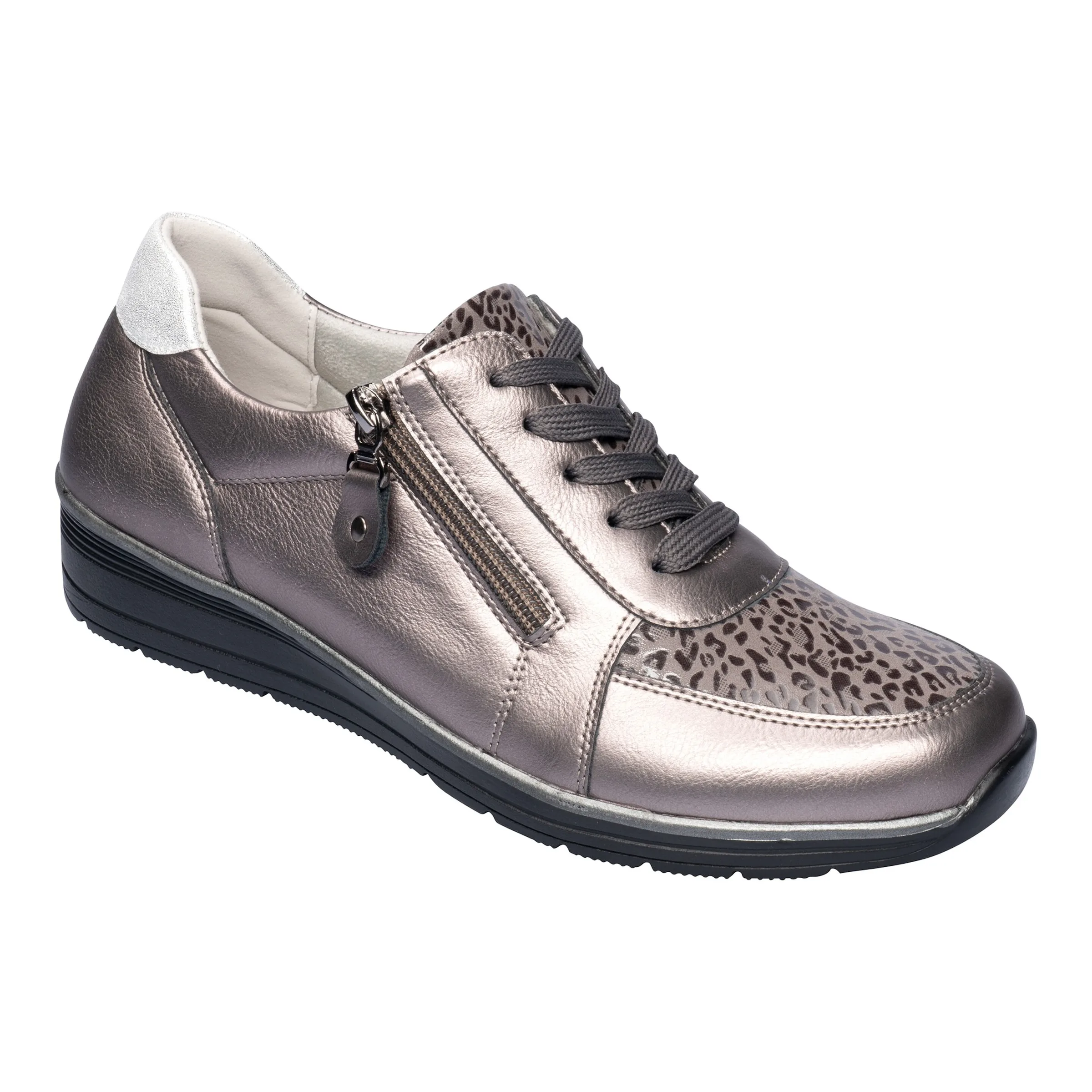 Komfort-Sneaker „Helga“ silber 42 Damen - wonderwalk - FashionsVida