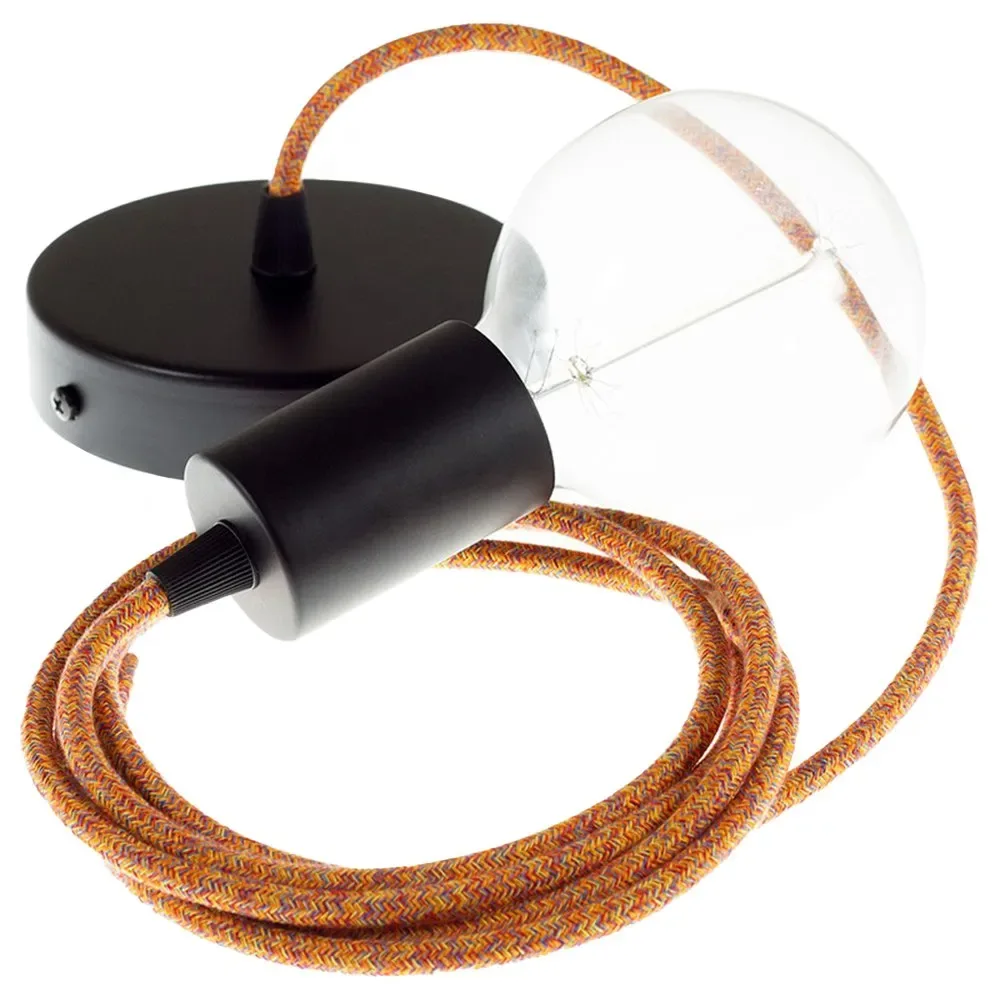 Cables Suspension Luminaire Rx07 50 Cm Indian Summer / Black One Size - Creative - FashionsVida
