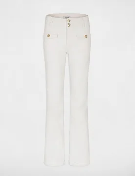 Vaquero de mujer boot - cut con bolsillos de solapa - Morgan - FashionsVida
