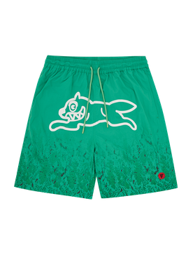 Gradient Snakeskin Running Dog Swim Shorts