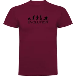 T-shirt à Manches Courtes Evolution Snowboard Dark Red XL