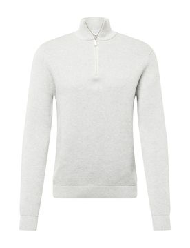 SELECTED Jersey 'Dane' gris claro