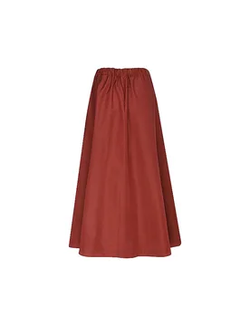 Maxifalda WKDFORMICA rojo oscuro 36 - Max Mara - FashionsVida