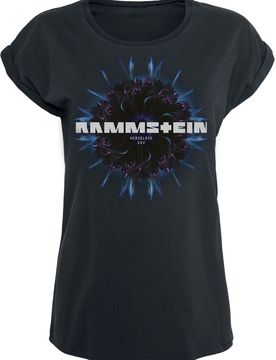 T-Shirt - Herzeleid Blume - S bis XXL - für Damen - Größe M - schwarz - Lizenziertes Merchandise! - Frauen - female