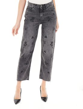 LIU JO Jeans con strass GRIGIO 26