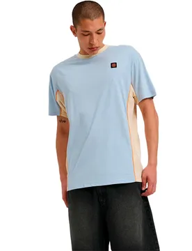 T-shirt à Manches Courtes Strip Racer Fresh Blue / Blond Wood M ,Femme