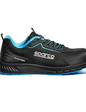 Chaussures De Sécurité Traction Nubuck Black / Blue EU 38