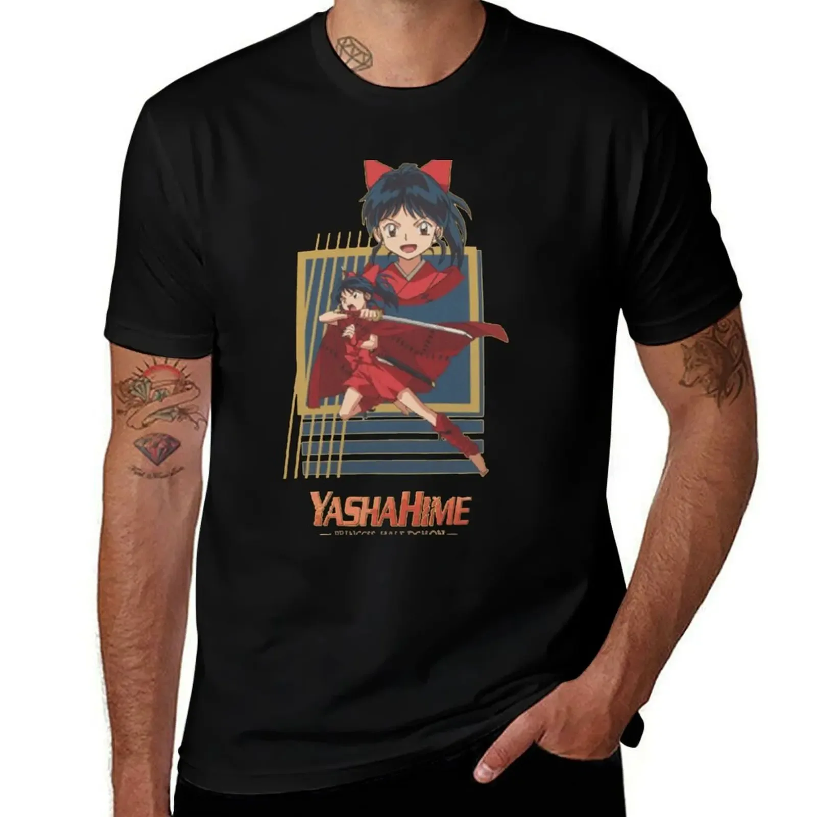 Yashahime Princess Half Demon T-Shirt Basic Short Sleeve Cotton Blend T-Shirt - Aliexpress - FashionsVida