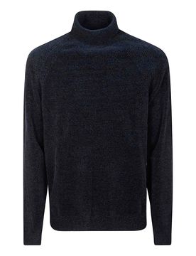 Maglia dolcevita in velluto