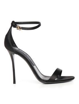 Slingback In Raso Con Logo
