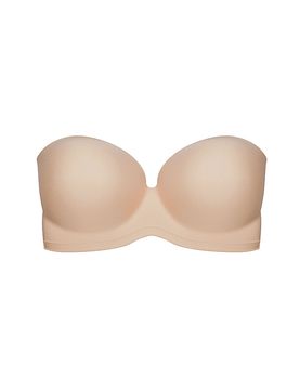 Sujetador bandeau caramelo beige B