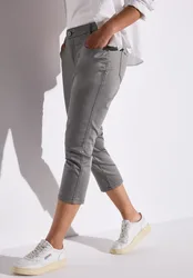 Satin 3/4-Hose female Grau