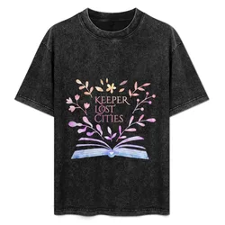 Keeper of the lost cities flower T-Shirt Functional Casual Short Sleeve Tee