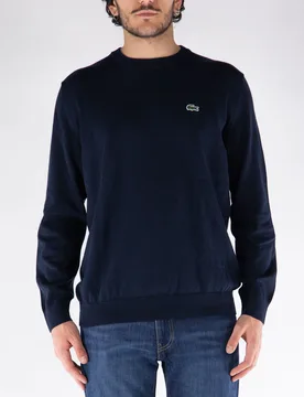 MAGLIONE GIROCOLLO CON LOGO 4 - Lacoste - FashionsVida