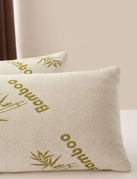 Lazy Panda 1 Pack Bamboo Memory Foam Layered Pillow Multi 72cm x 43cm - Multi Coloured - Size: One Size - SockShop - FashionsVida