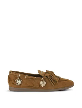 Women's 'Rascals Tan Suede' Suede Flats Size: 3 - Tan - Size: 3 - Steve madden - FashionsVida