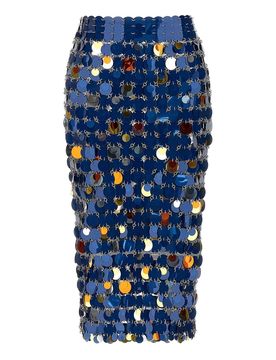 Rabanne Gonna midi con paillettes