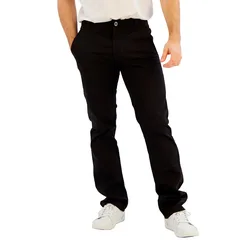 Pantalon Chino Mosa Straight Dark Black 38