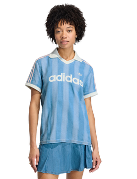 Football Damen Trikots/Replikate - Blau - Größe XS (30-32) - Baumwoll-Jersey Blue XS (30-32)