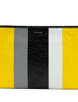 Lambskin Bazar Clutch - Balenciaga - FashionsVida